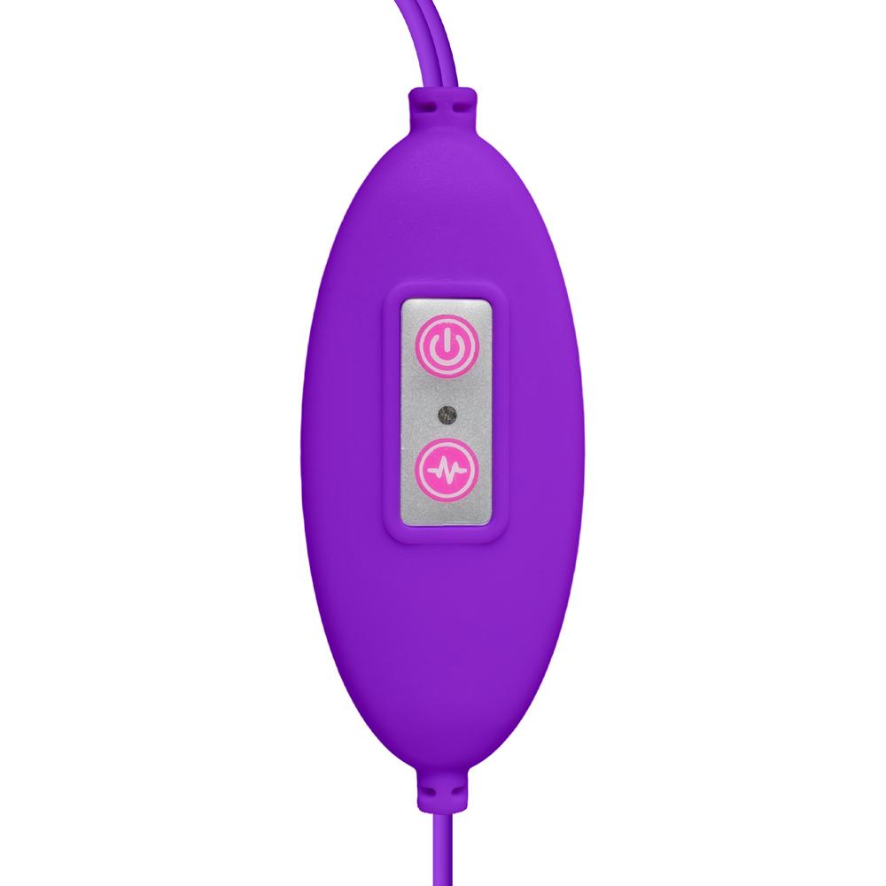 12-Speed USB Power Purple Color Dual Vibrating Egg