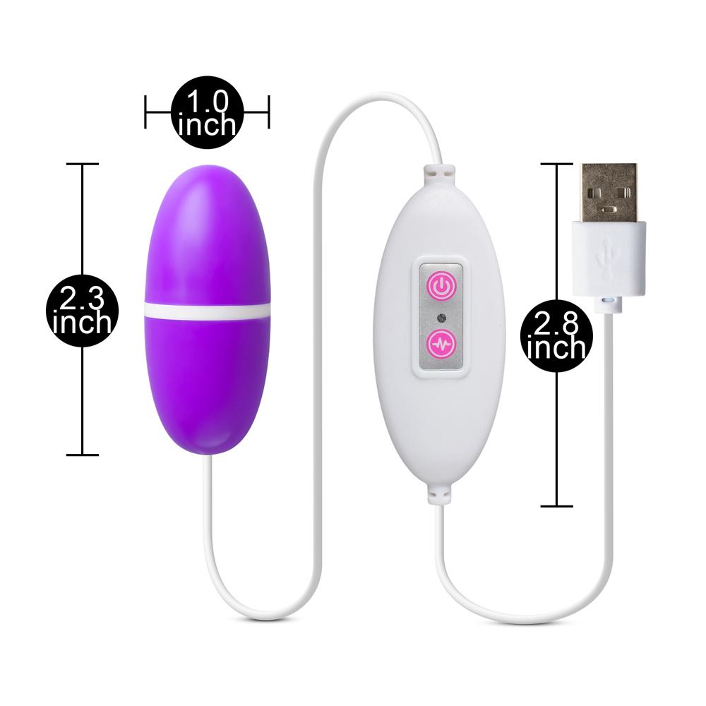 12-Speed USB Power Purple Color Vibrating Egg