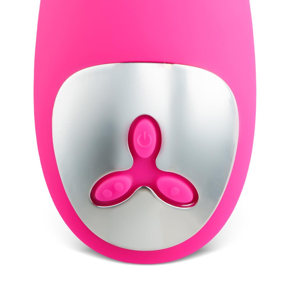 12 Speeds USB Rechargeable Magenta Color Vibrating Tongue