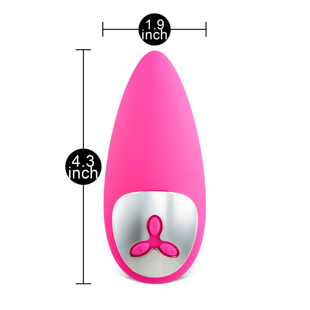 12 Speeds USB Rechargeable Magenta Color Vibrating Tongue