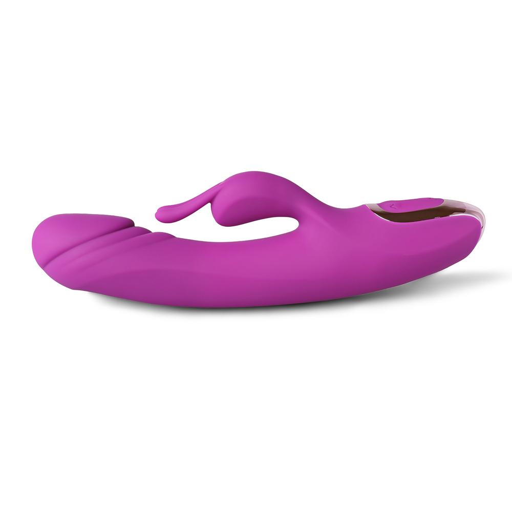 20-Speed Purple Color Silicone Rabbit Vibrator