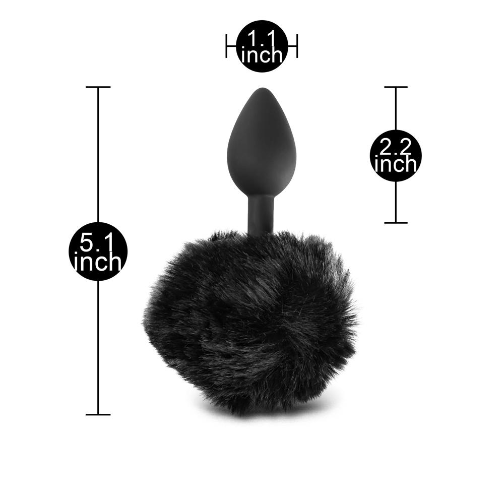 3 PCS Black Color Anal Plug Kit