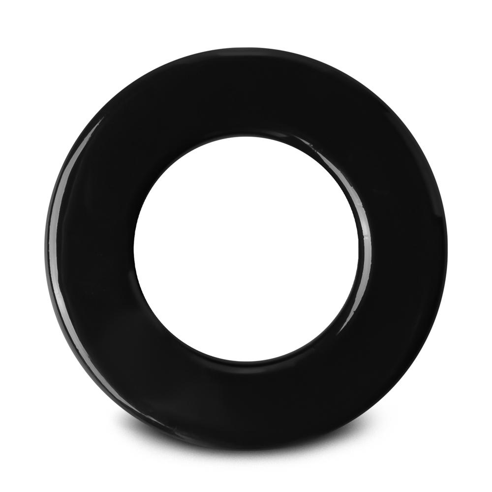 4 CM Black Color Smooth Stretchy Cock Ring