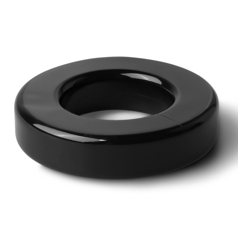 4 CM Black Color Smooth Stretchy Cock Ring