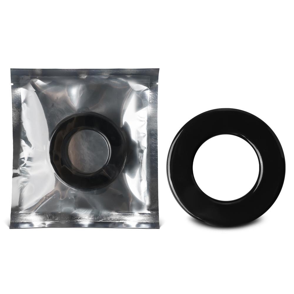 4 CM Black Color Smooth Stretchy Cock Ring