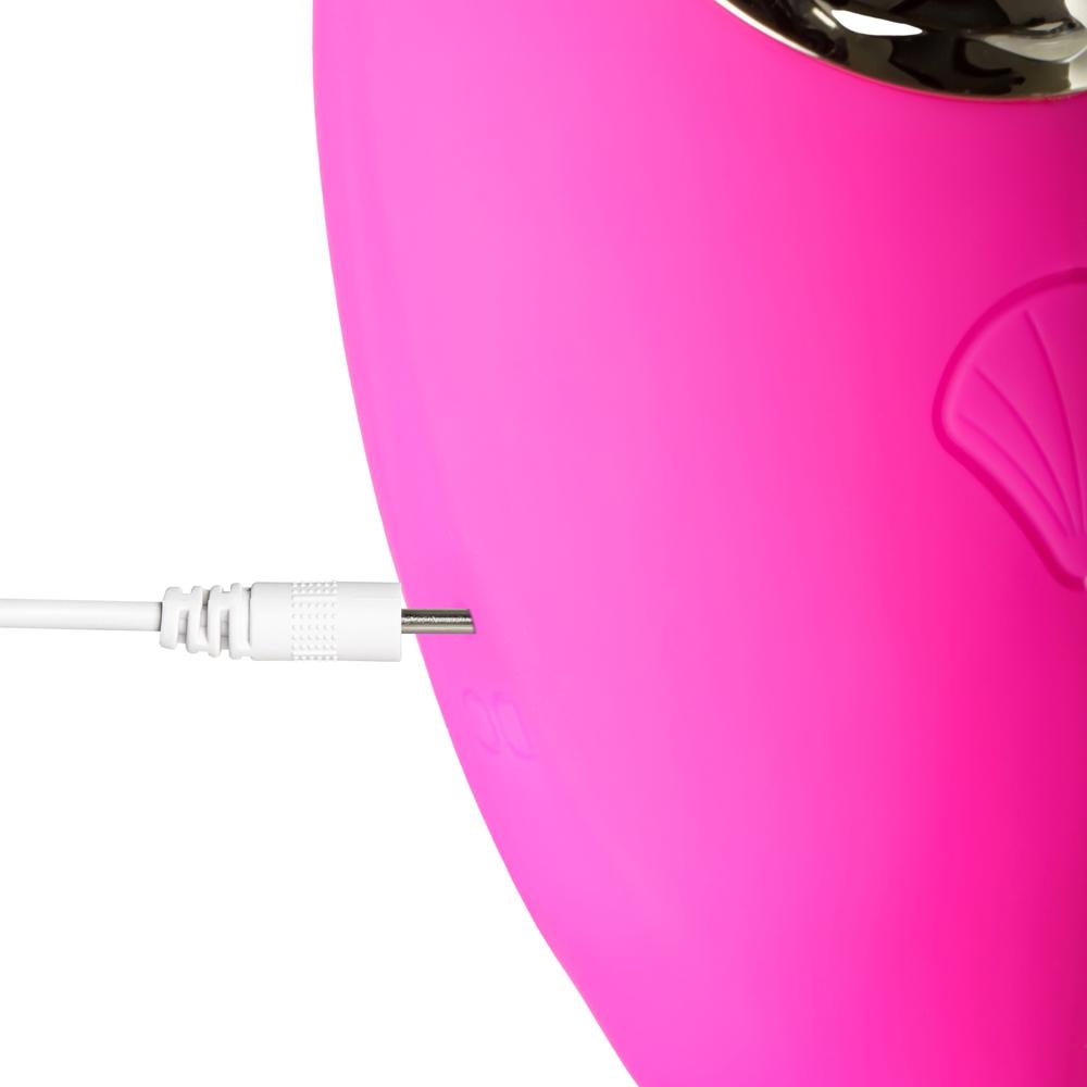 7-Speed Silicone Clitoral Stimulator with Sucking Function and Licking Tongue