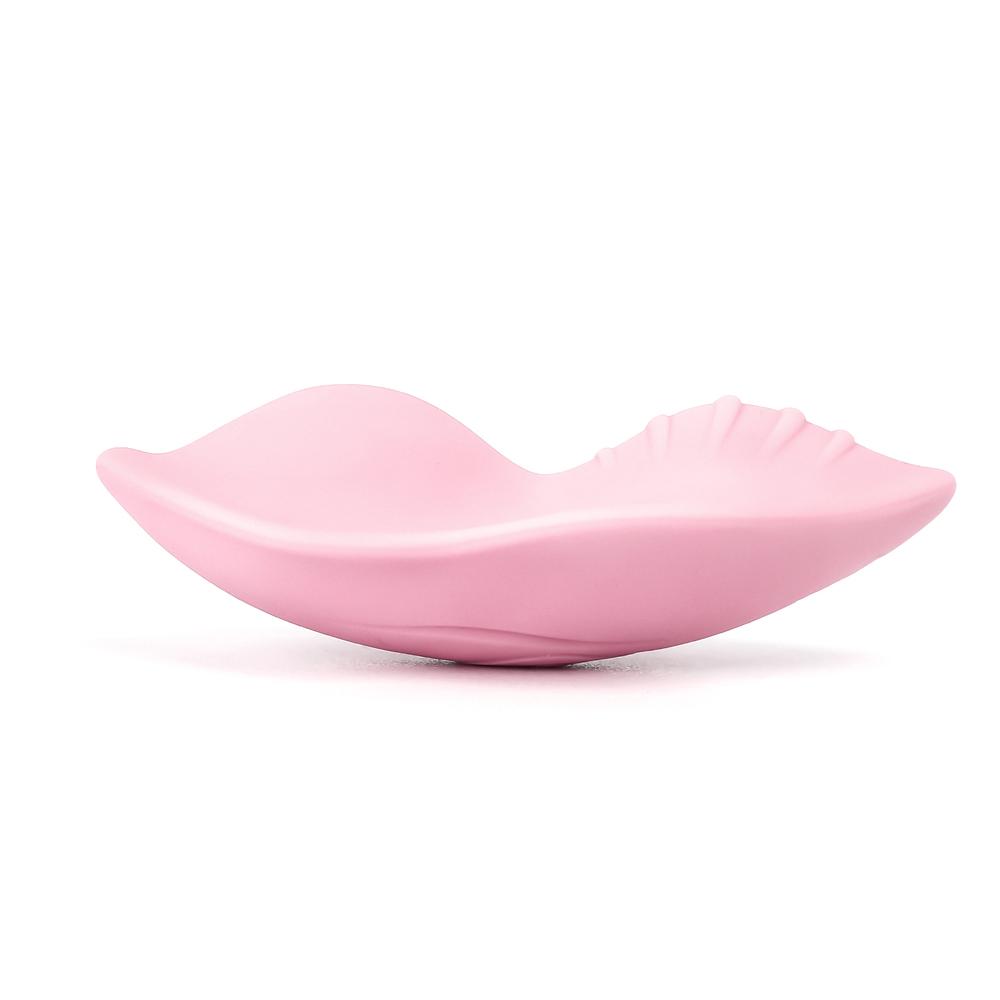 7 Speeds Pink Color Remote Control Silicone Wearable Panty Vibrator