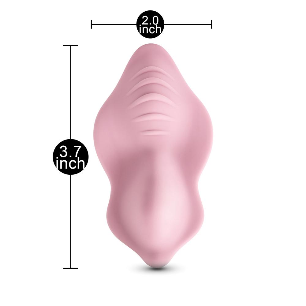 7 Speeds Pink Color Remote Control Silicone Wearable Panty Vibrator