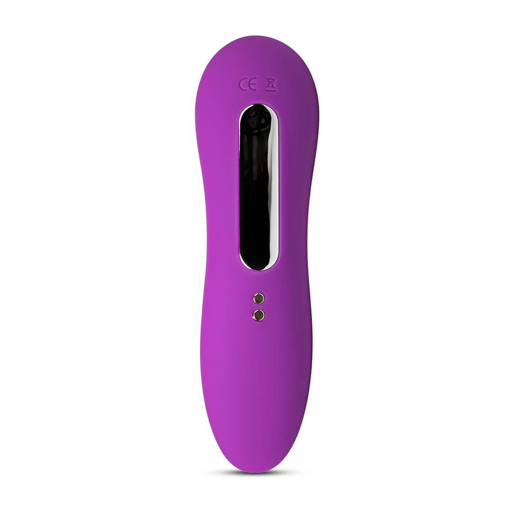 7 Speeds Purple Color Mini Silicone Rechargeable Clitoral Stimulator ( Suction )