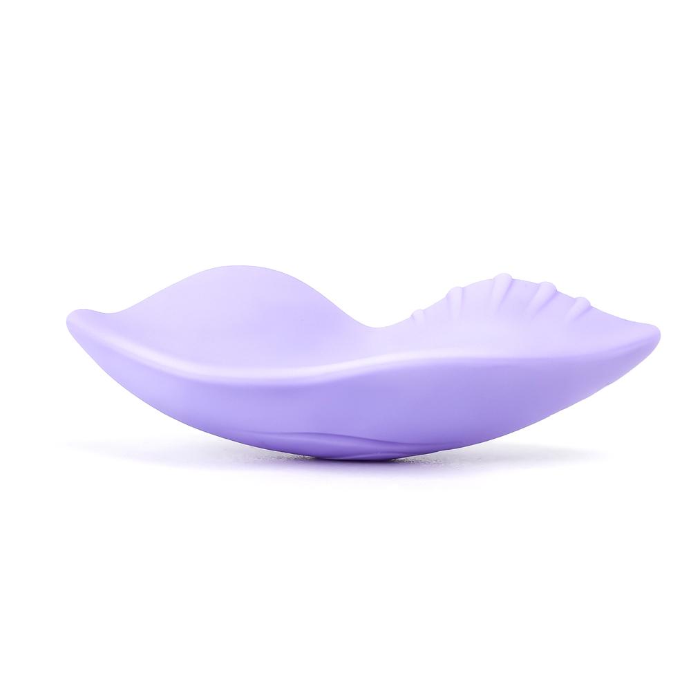 7 Speeds Purple Color Remote Control Silicone Wearable Panty Vibrator