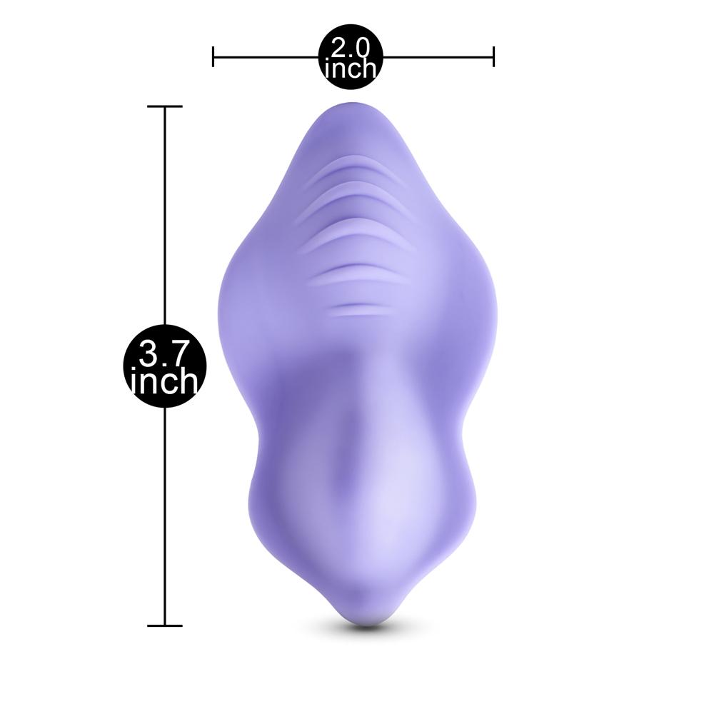 7 Speeds Purple Color Remote Control Silicone Wearable Panty Vibrator