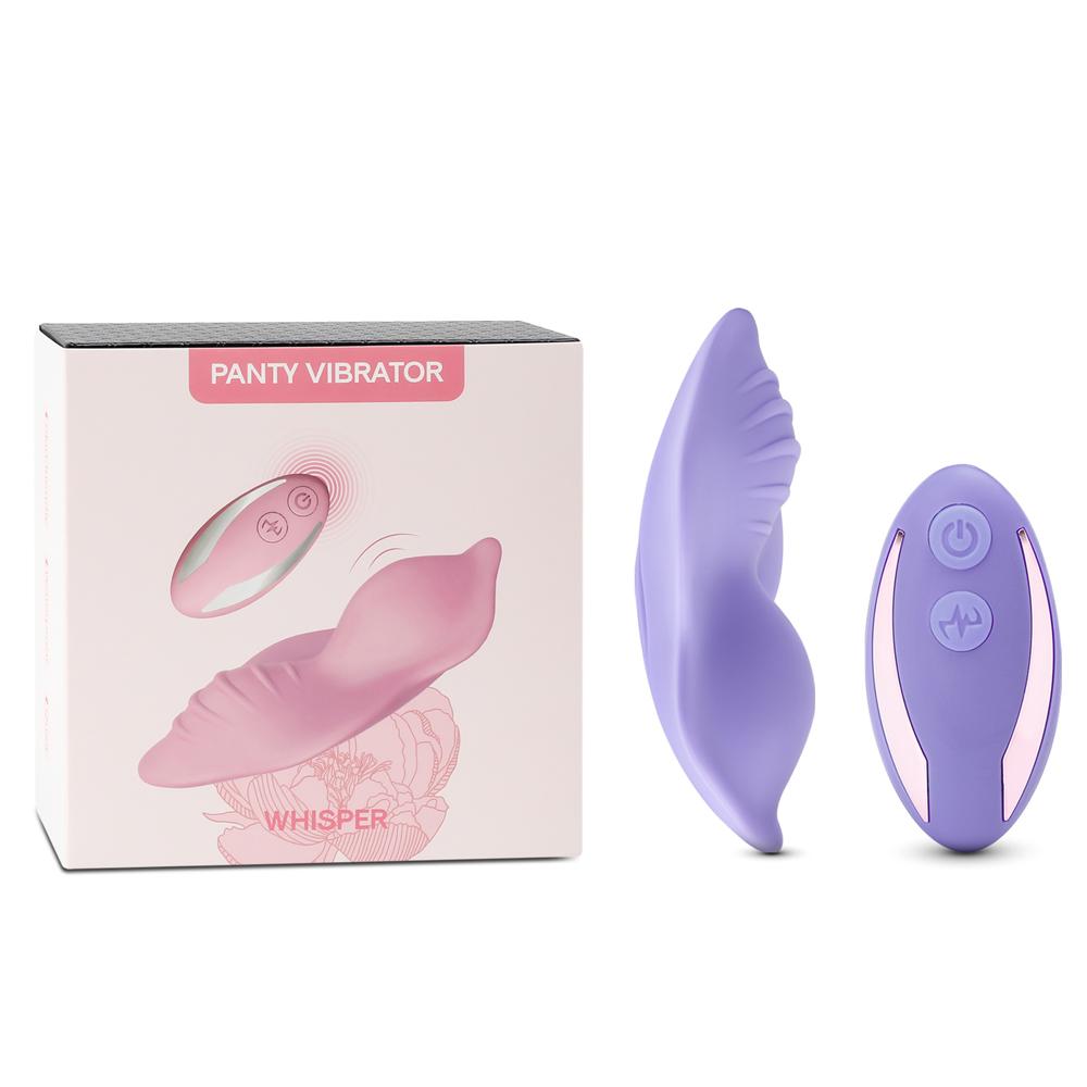 7 Speeds Purple Color Remote Control Silicone Wearable Panty Vibrator