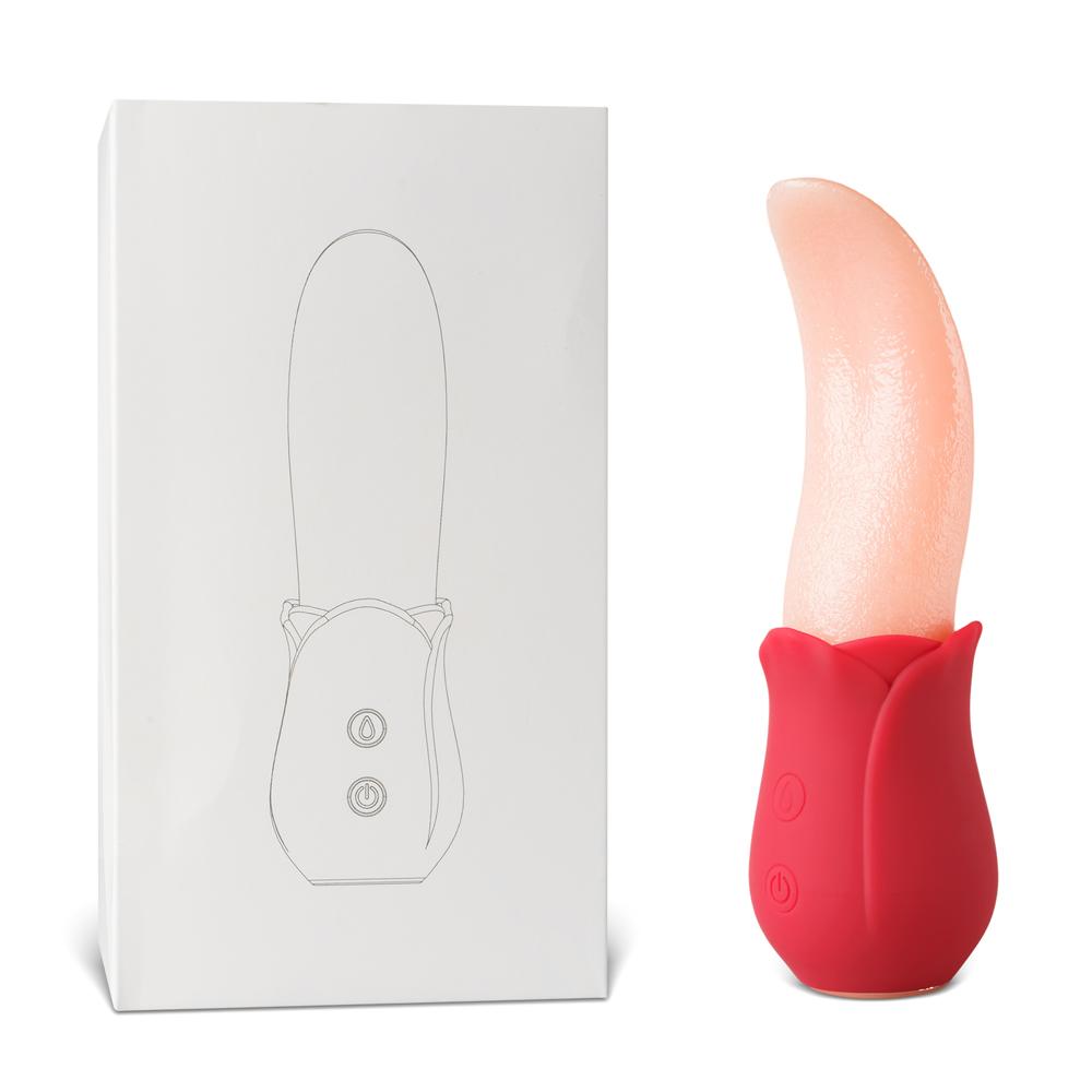 7 Speeds Realistic Silicone Vibrating Tongue