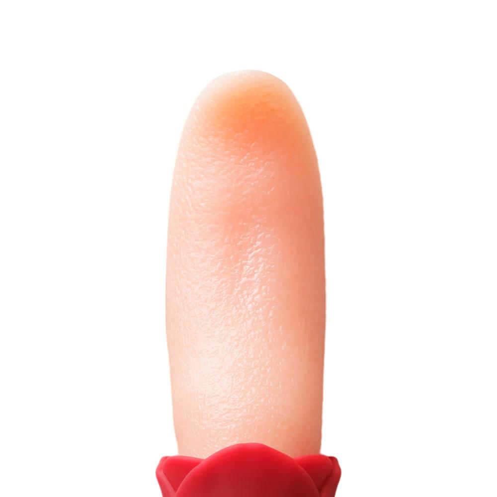 7 Speeds Realistic Silicone Vibrating Tongue with Vibrating Bullet