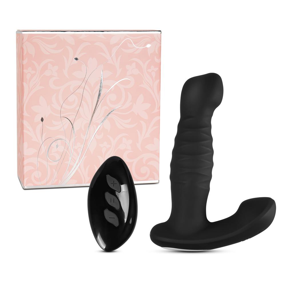 7 Speeds Remote Control Vibrating Anal Vibrator Prostate Massager with Thrusting Function