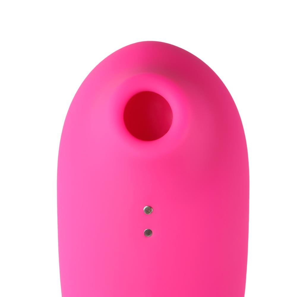 8-Speed Magenta Sucking Massager