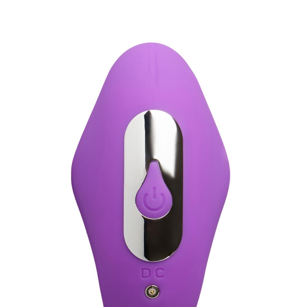 8-Speed Remote Control Couples Vibrator with Sucking Function