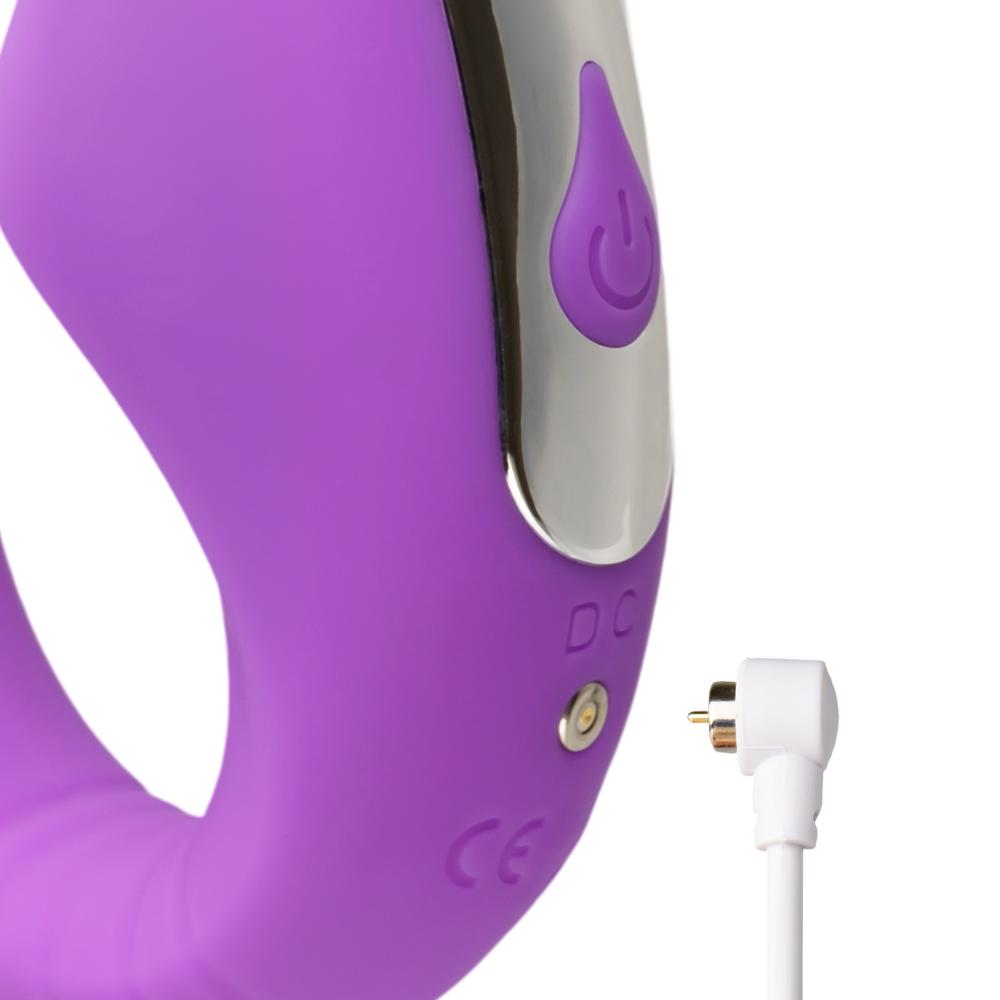 8-Speed Remote Control Couples Vibrator with Sucking Function