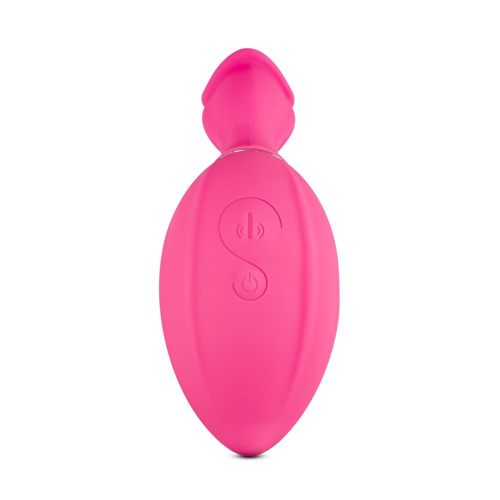 8 Speeds Pink Color Silicone Swan Shape Clitoral Sucking Vibrator