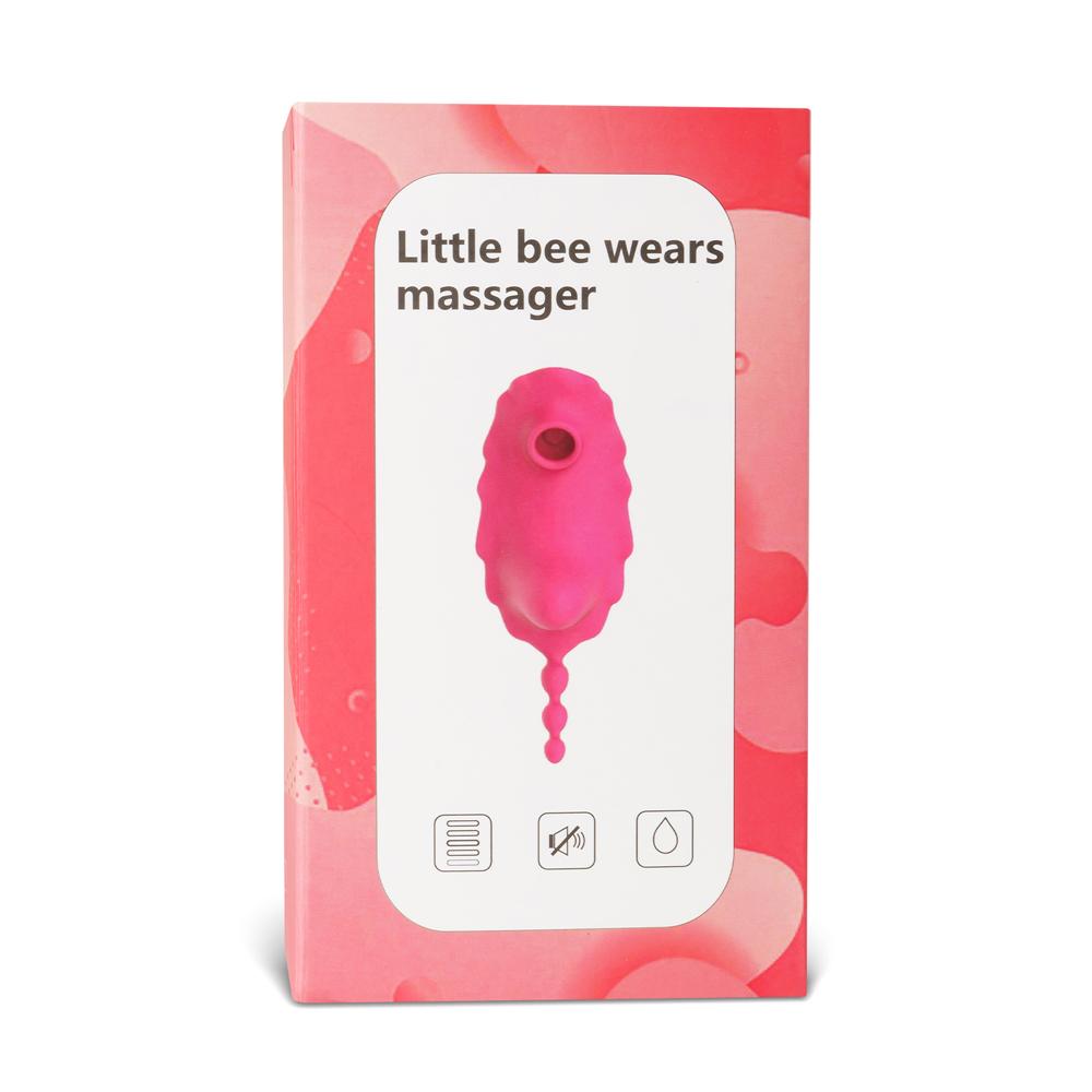 9-Speed APP Control Pink Color Vibrator with Sucking Function