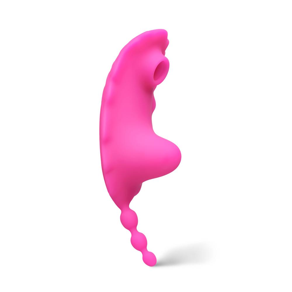 9-Speed APP Control Pink Color Vibrator with Sucking Function