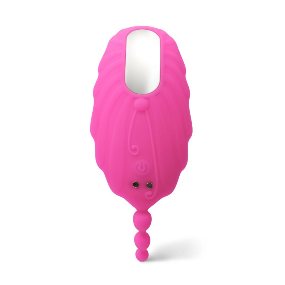 9-Speed APP Control Pink Color Vibrator with Sucking Function