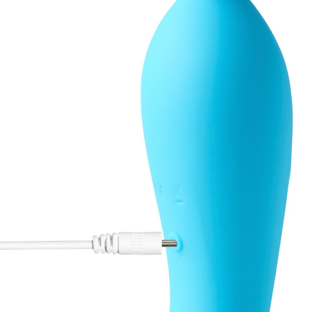 9-Speed Rechargeable Silicone Magic Wand Massager with Heating & Vibrating Functions