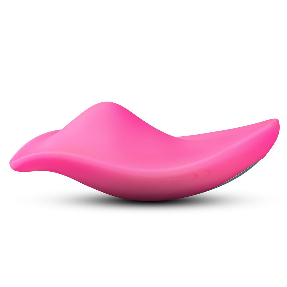 9 Speeds Pink Color Silicone Wearable Panty Vibrator with Wireless Remote Control