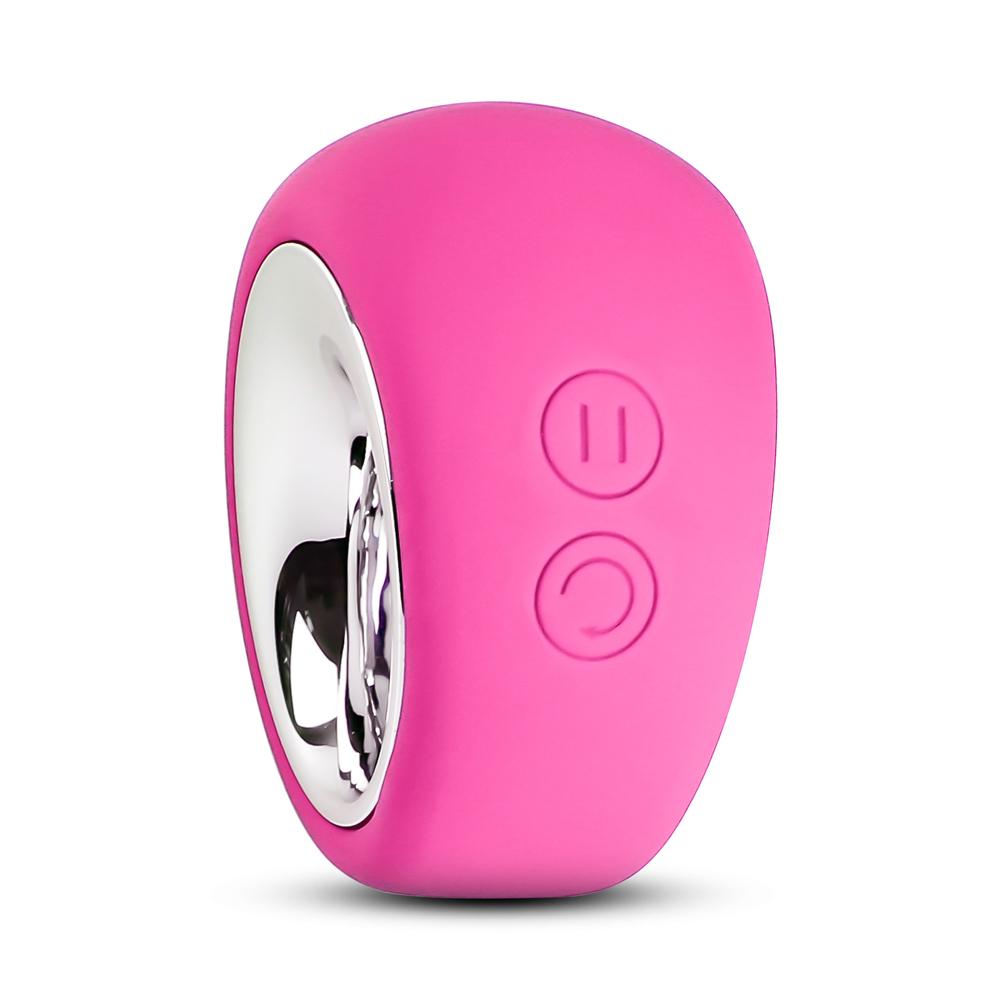 9 Speeds Pink Color Silicone Wearable Panty Vibrator with Wireless Remote Control