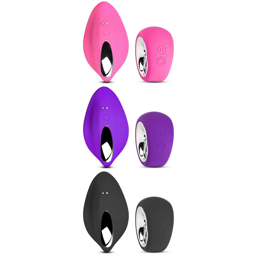 9 Speeds Pink Color Silicone Wearable Panty Vibrator with Wireless Remote Control