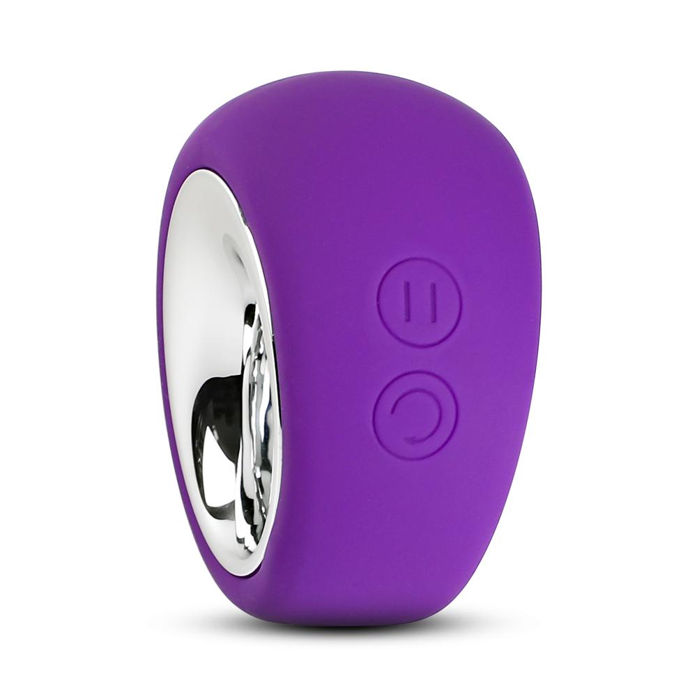 9 Speeds Purple Color Silicone Wearable Panty Vibrator with Wireless Remote Control