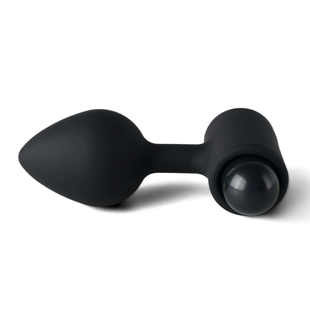 Black 10-Speed Vibrating Waterproof Anal Plug