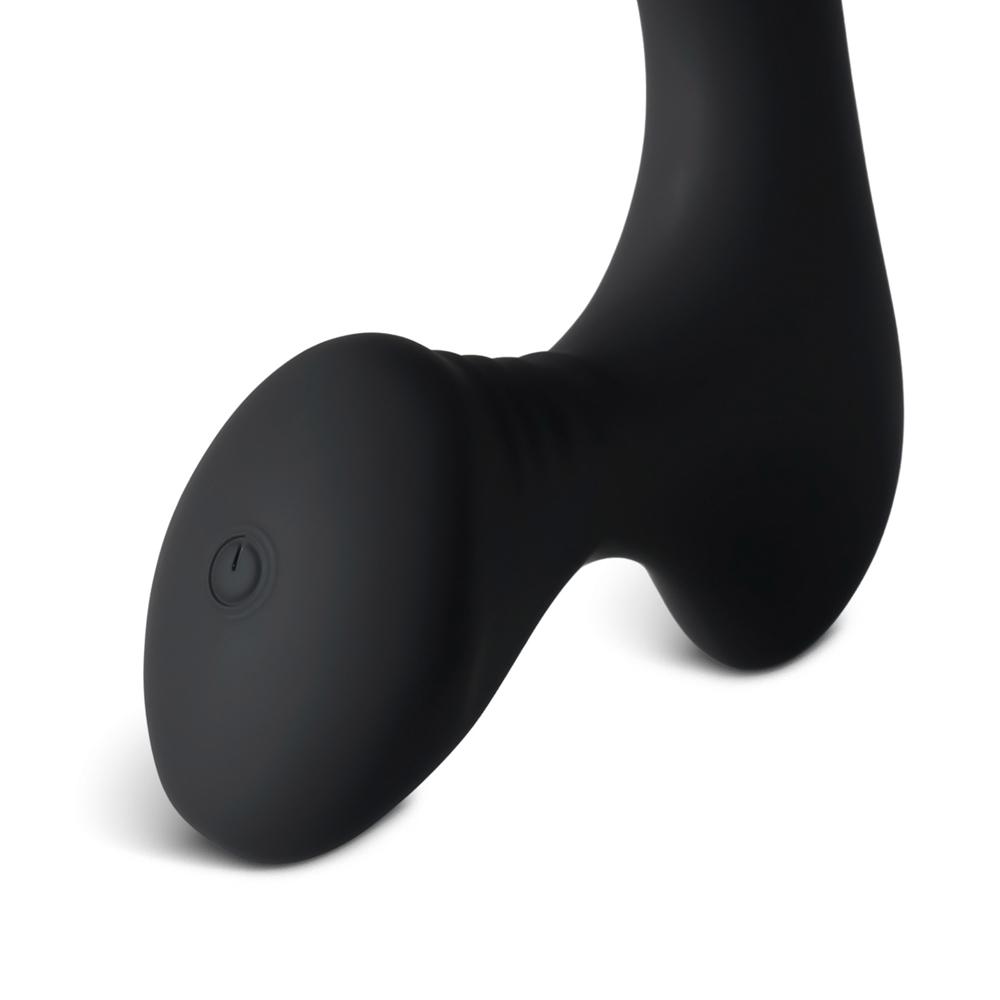 Black 9-Speed USB Magnetic Rechargeable Waterproof Prostate Massager with Remote Control