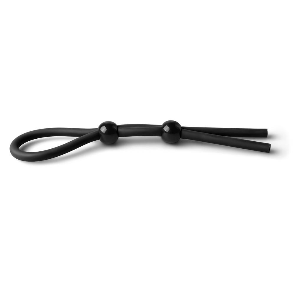 Black Adjustable Dual Cock Ring