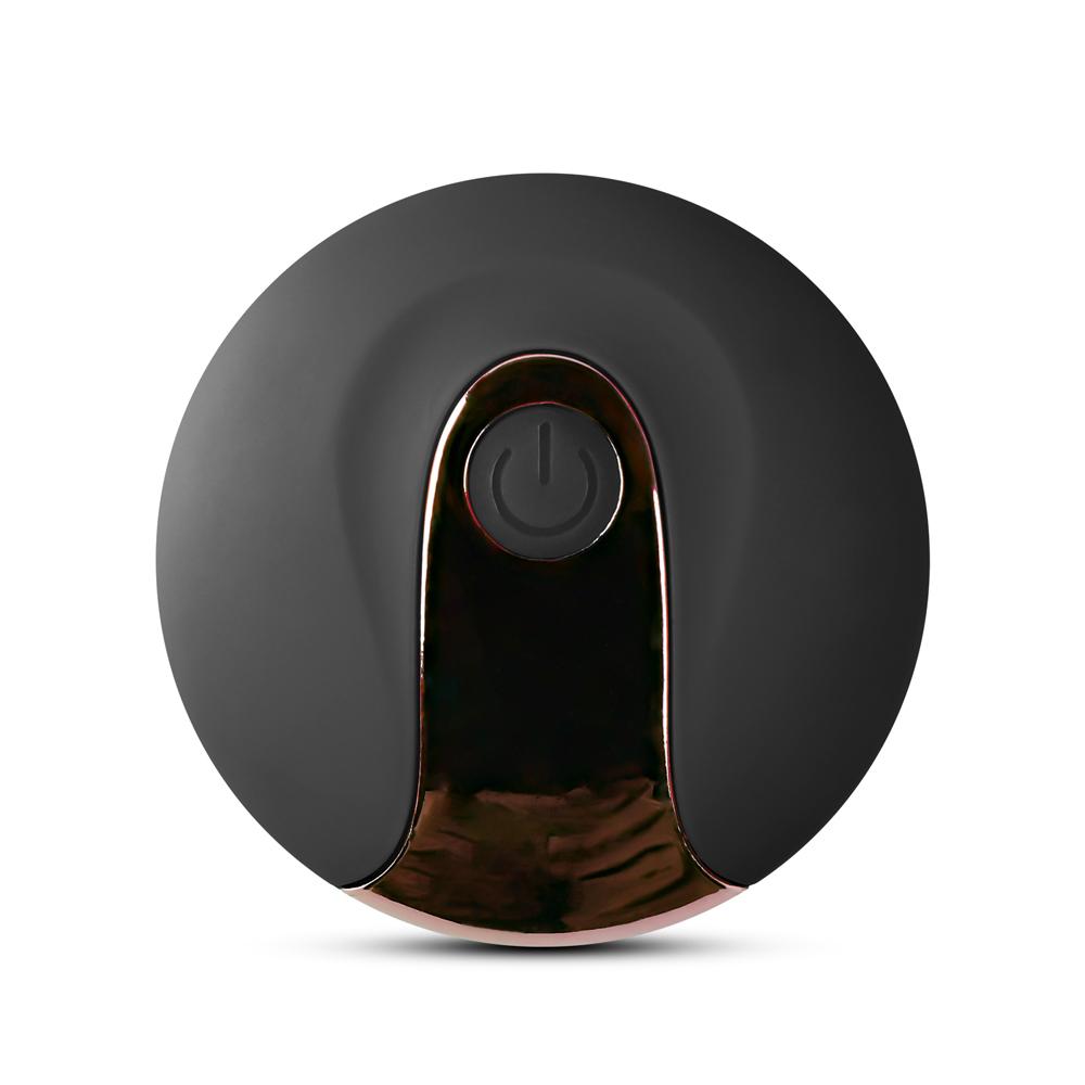 Black Color 10 Speeds Rechargeable Silicone Remote Control Vibrating Egg