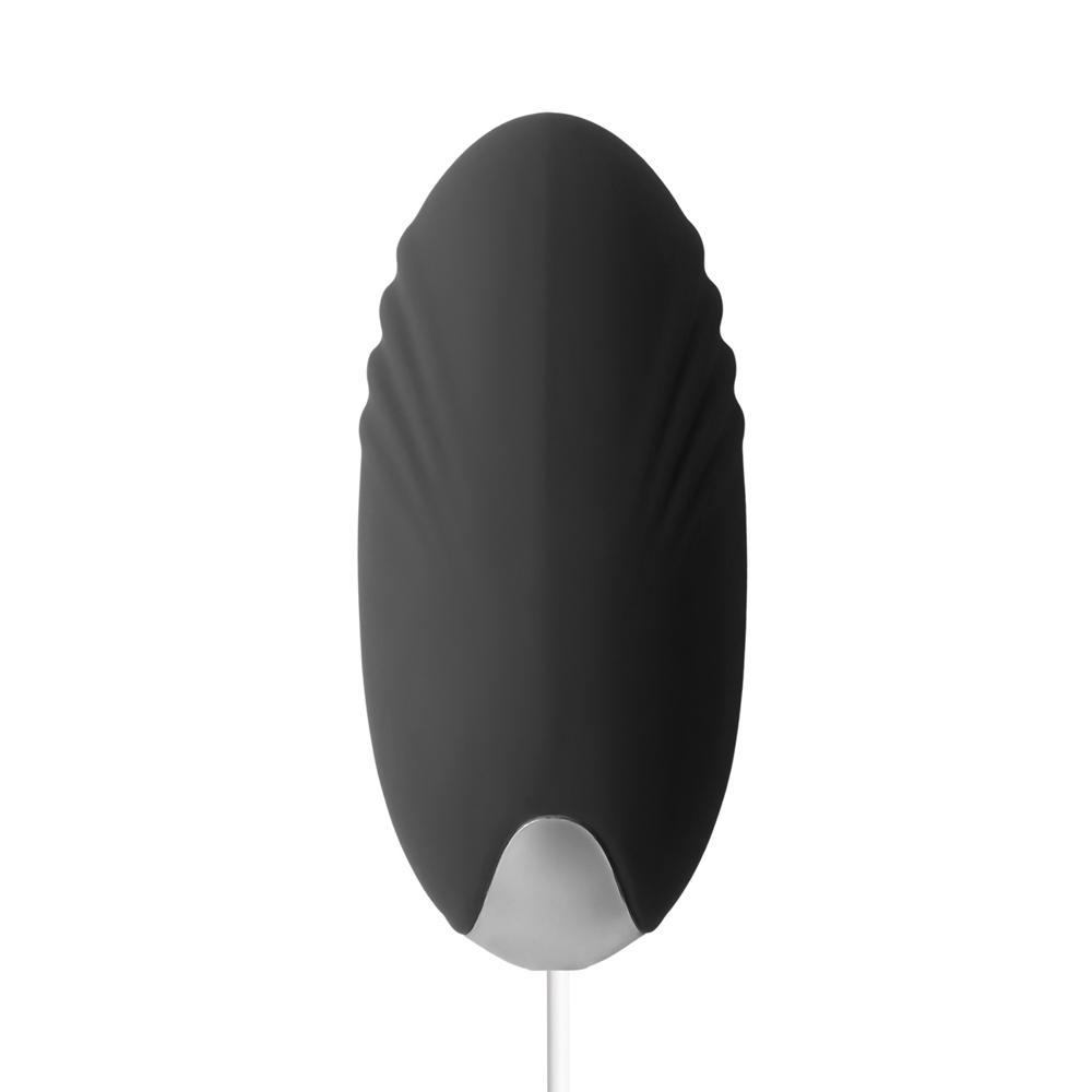 Black Color 20 Speeds Silicone Vibrating Egg