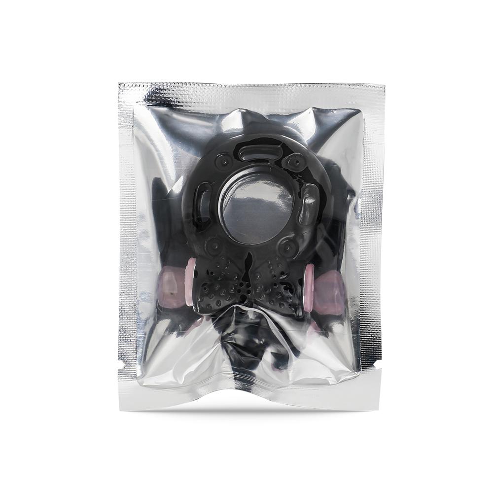 Black Color Basic Vibrating Cock Ring