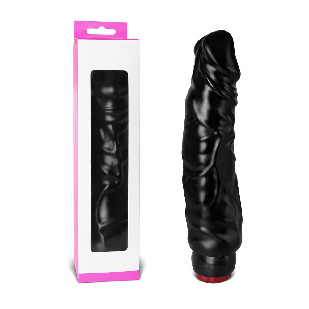 Black Color Big Man Dildo Vibrator (4.5 CM in Diameter)