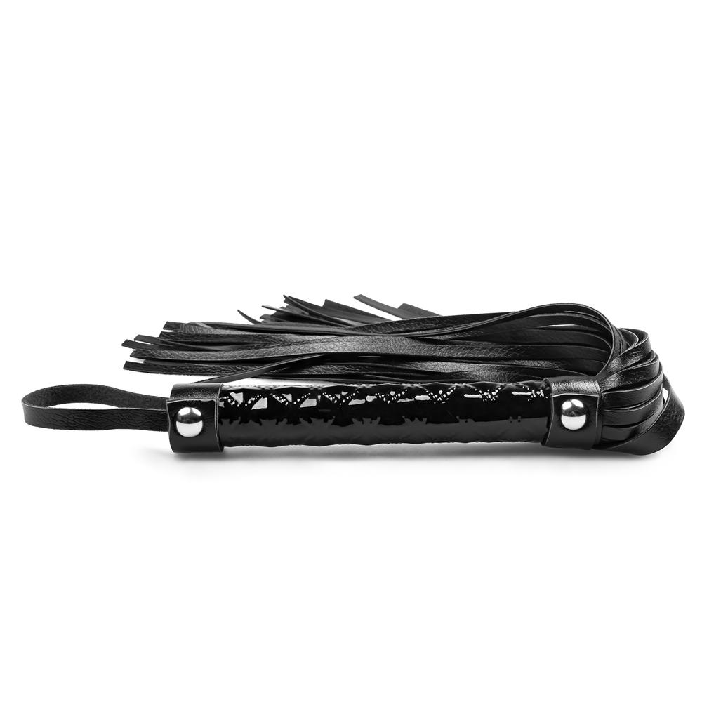 Black Color Embossed Whip