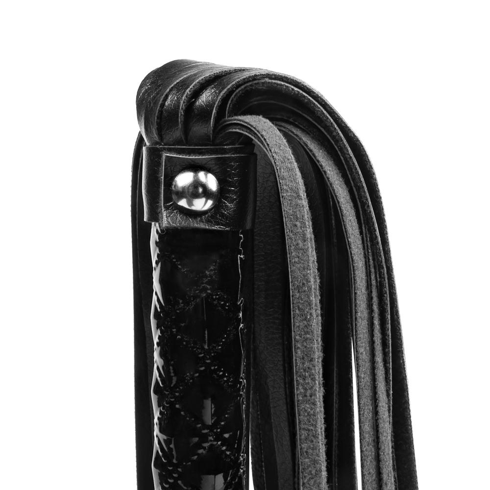 Black Color Embossed Whip