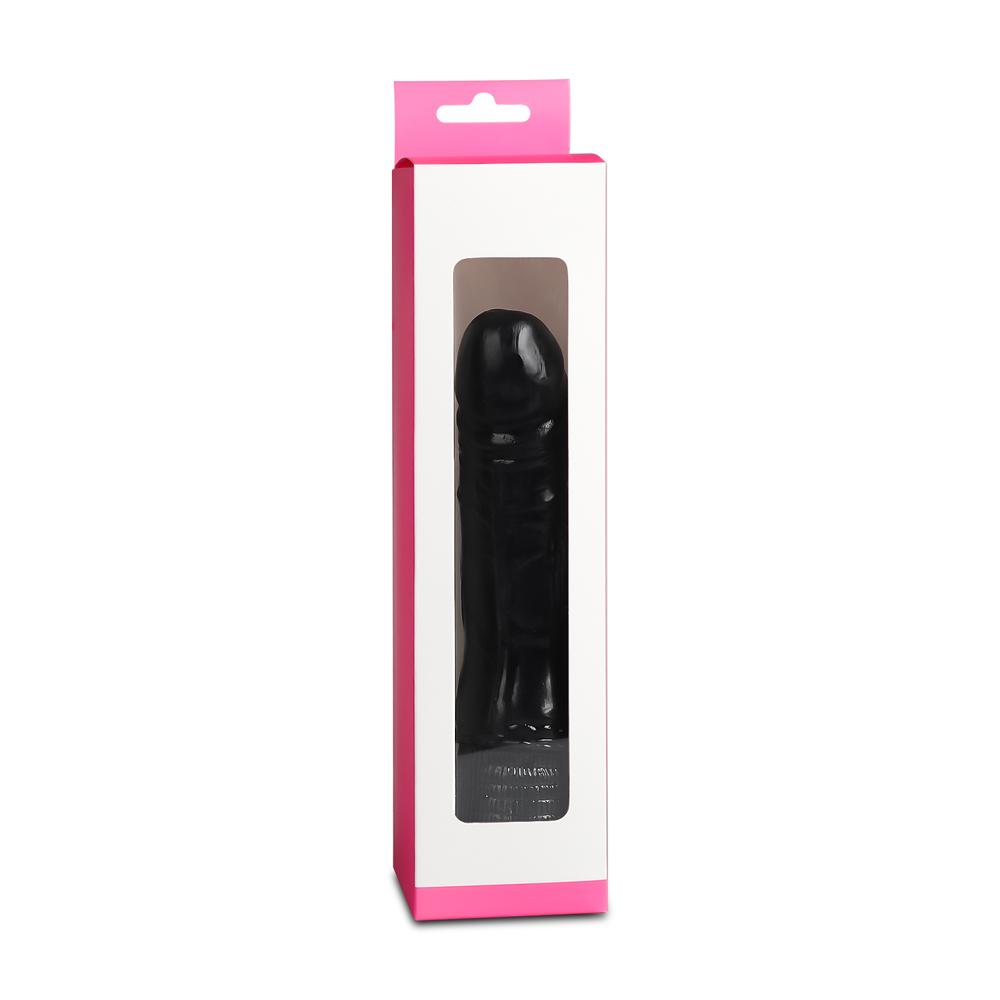 Black Color Realistic Dildo Vibrator ( TPE Material, Skin-Safe, No Smell)