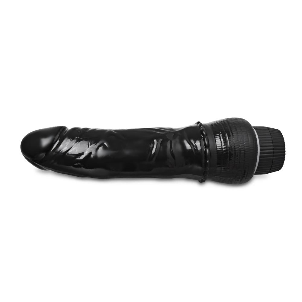 Black Color Realistic Penis Vibrator ( TPE Material )