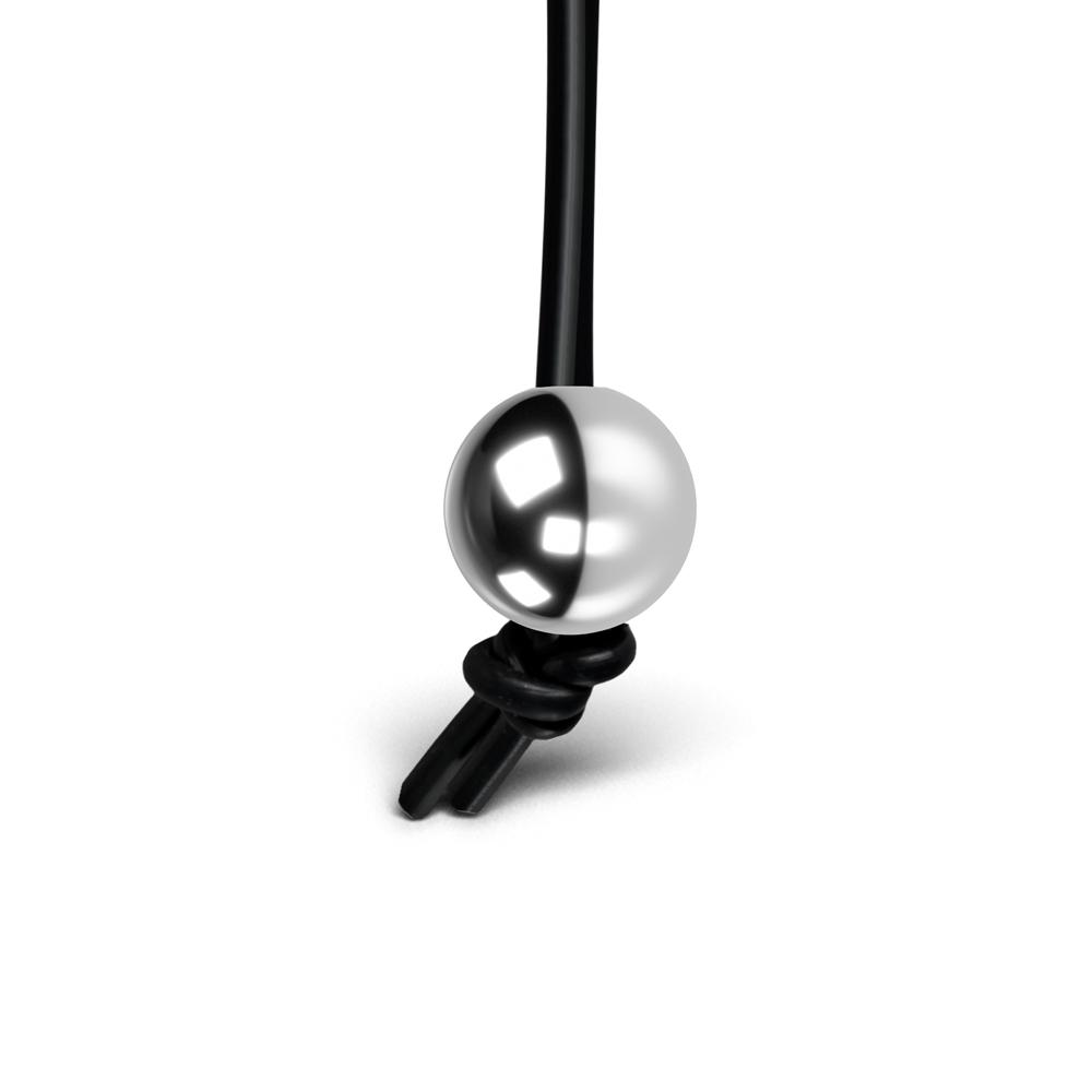 Black Color Silicone Cock Ring with Single Ball