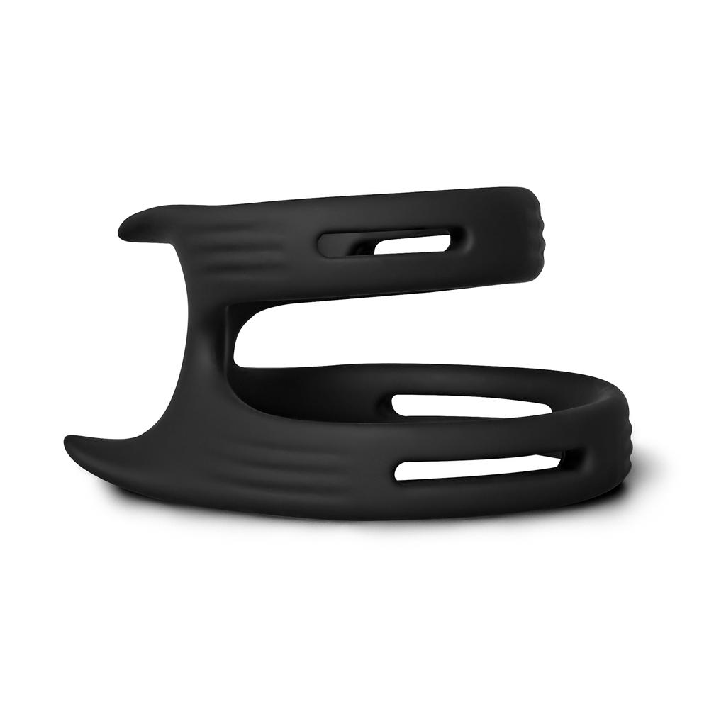 Black Color Silicone Dual Penis Rings