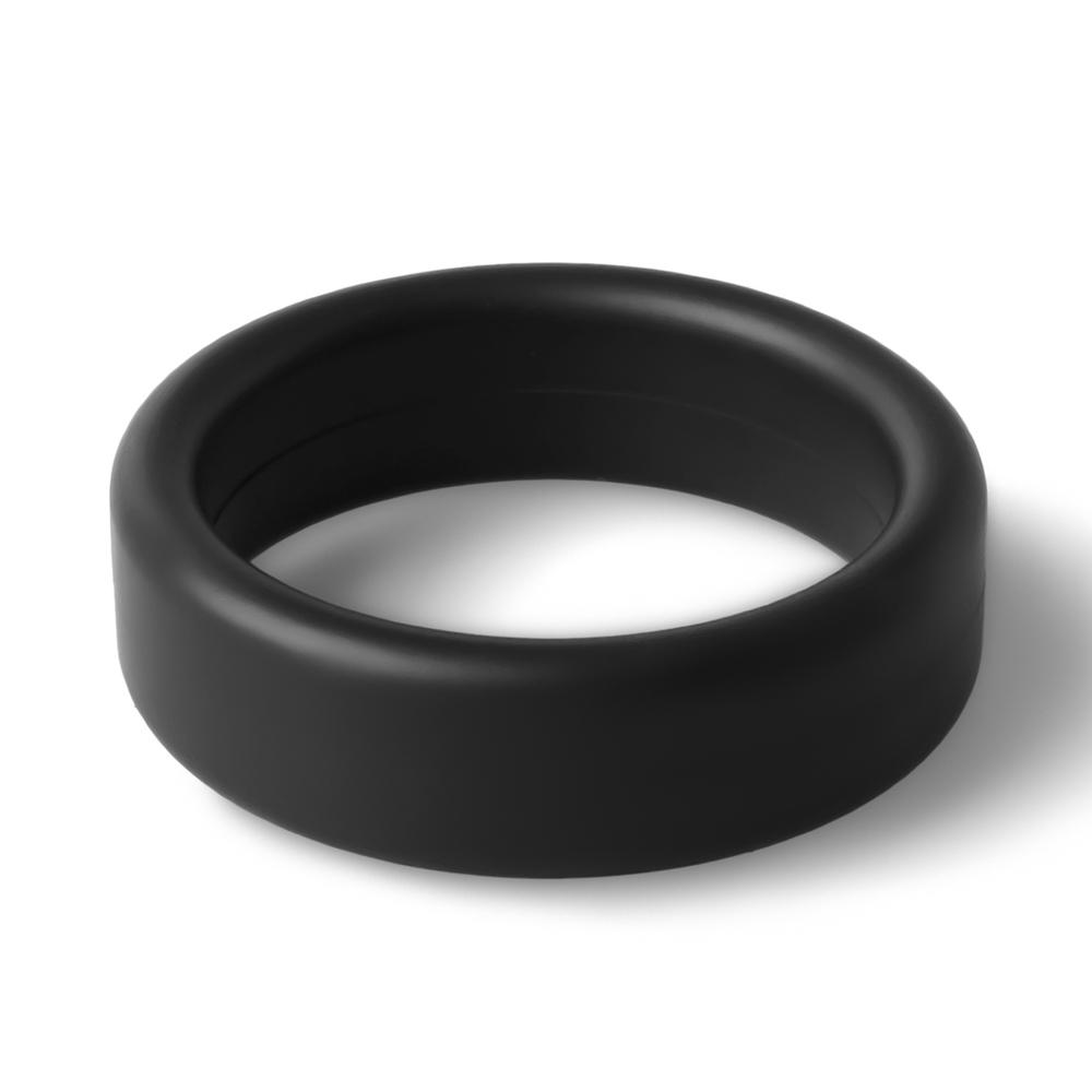 Black Color Thick Silicone Cock Ring