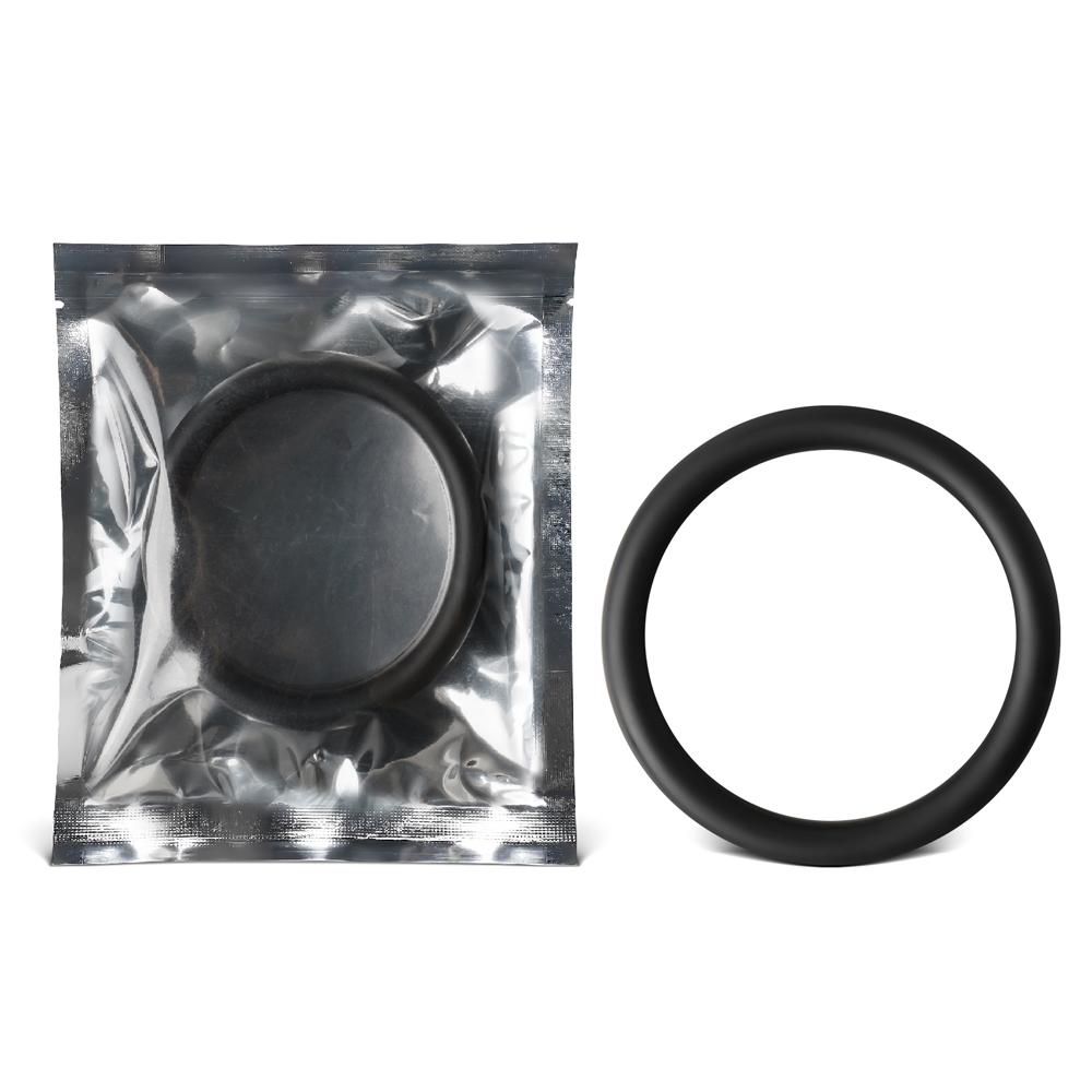 Black Color Thick Silicone Cock Ring