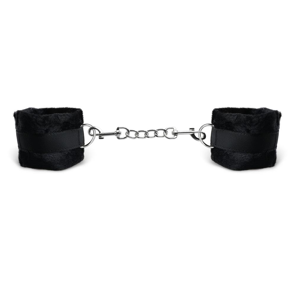 Black Furry Handcuffs