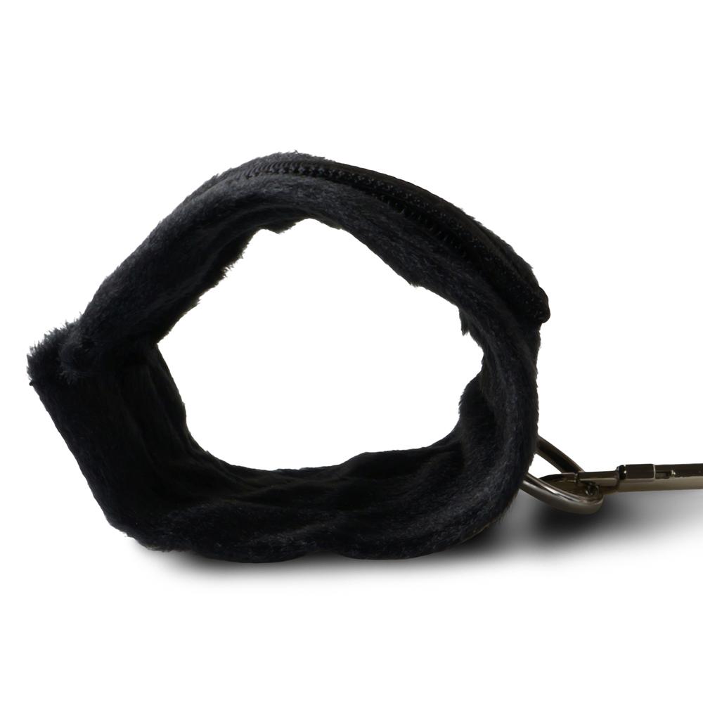 Black Furry Handcuffs