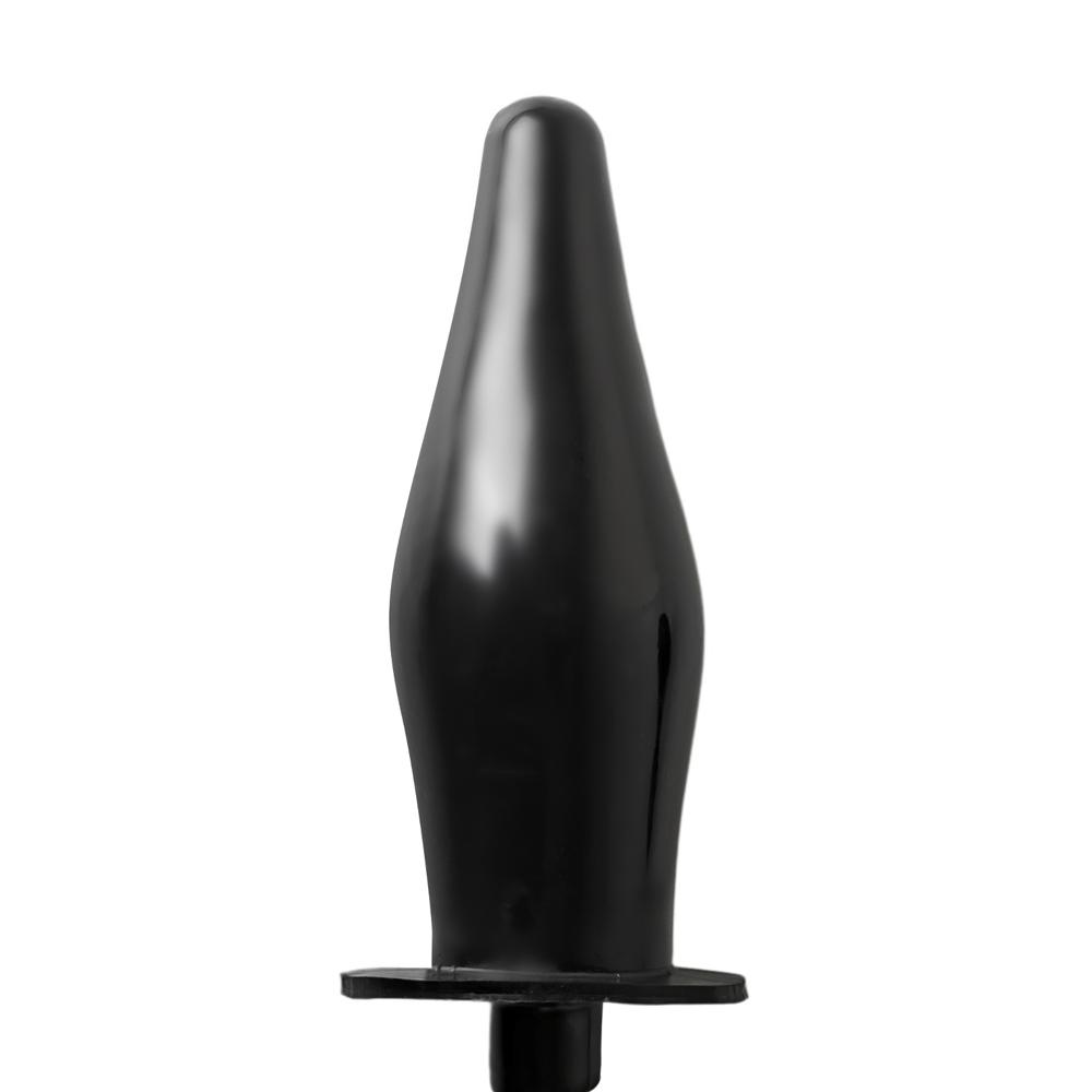 Black Inflatable Anal Plug