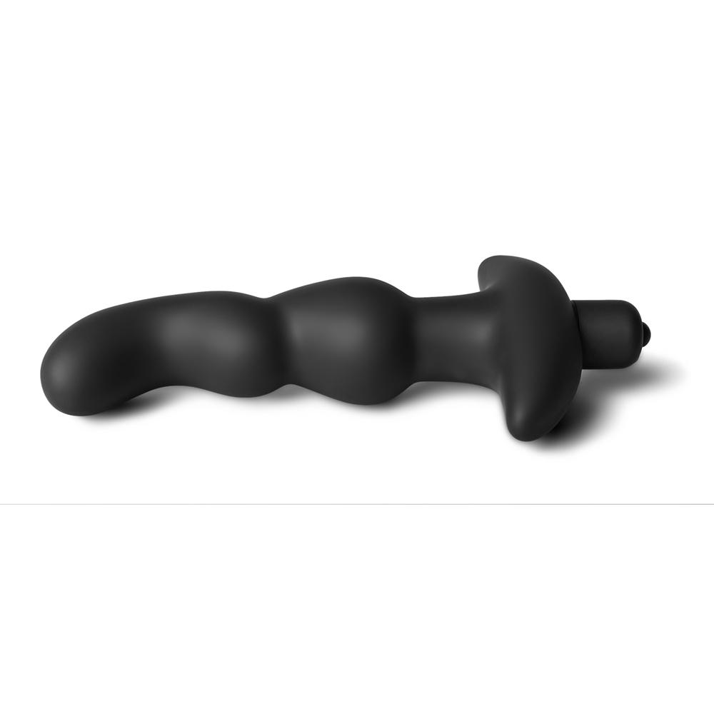 Black Silicone Beaded G-Spot Vibrator